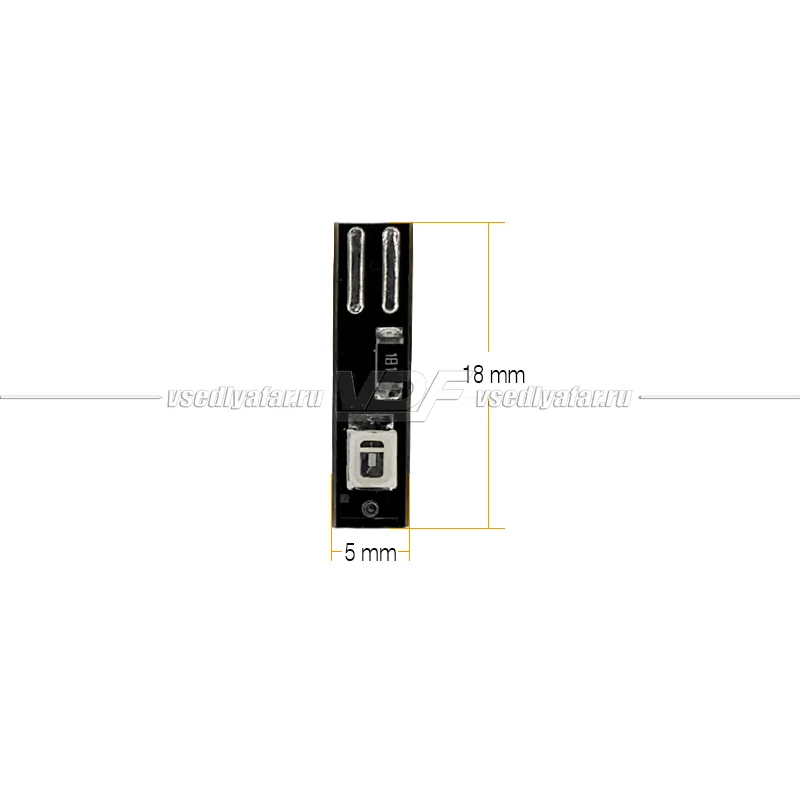 Светодиодная лампа WR-22 Red W1,2W 2х0,07Вт.